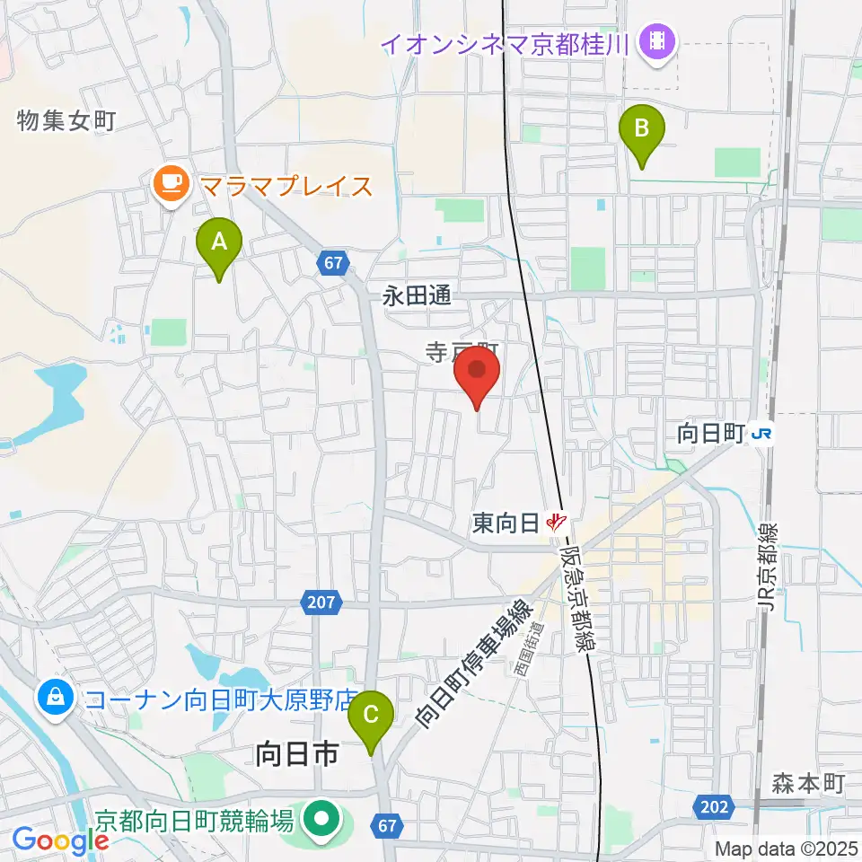 柾目ウッドメーカー周辺のホテル一覧地図