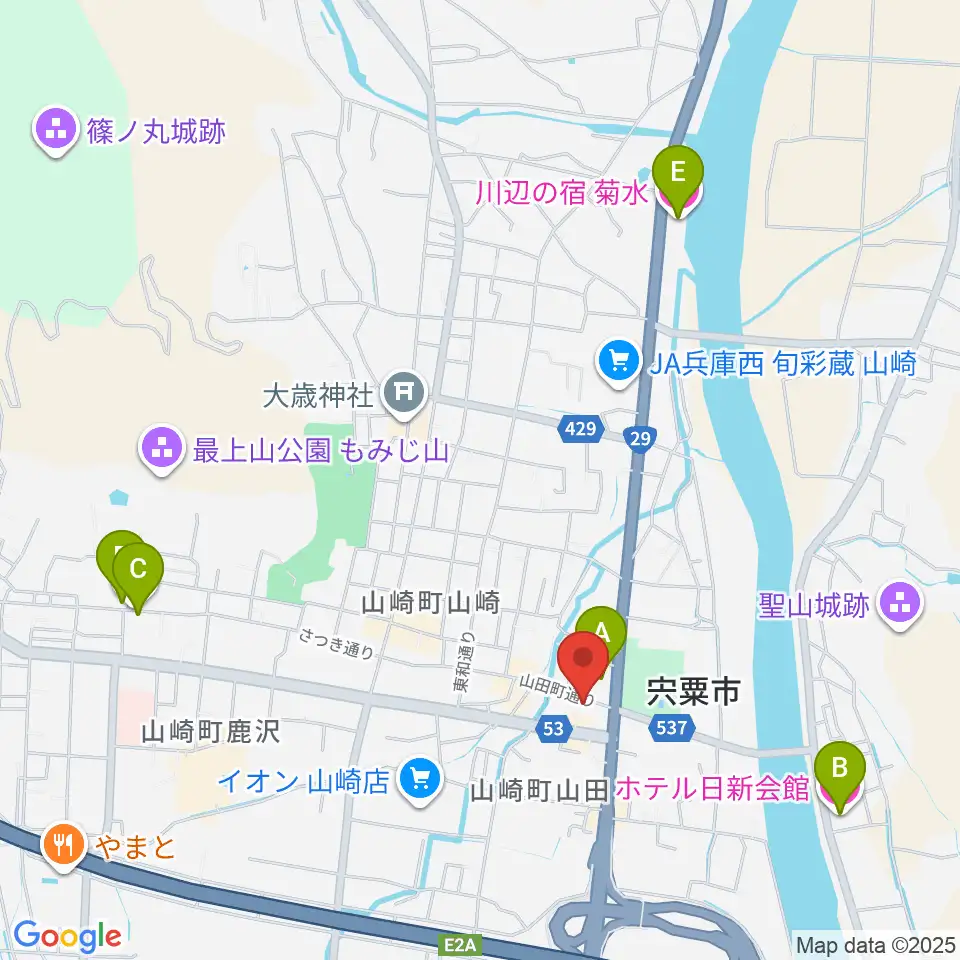 テレマン楽器周辺のホテル一覧地図