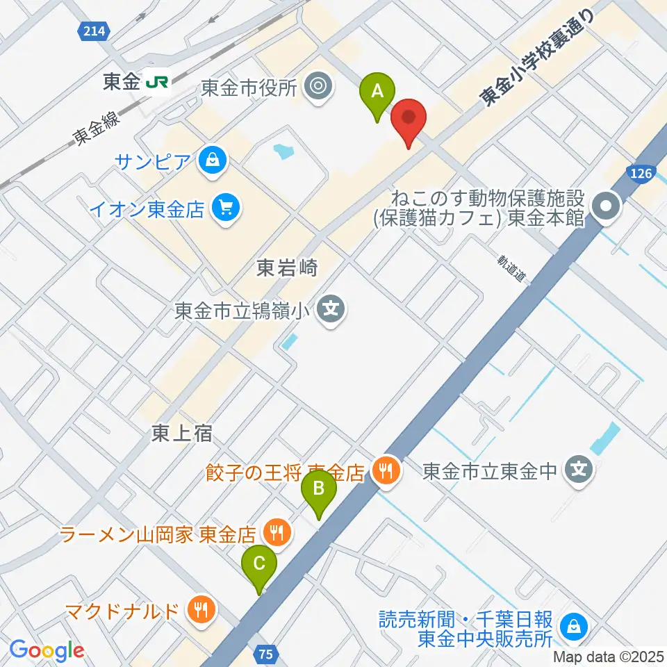 WAVE1周辺のホテル一覧地図