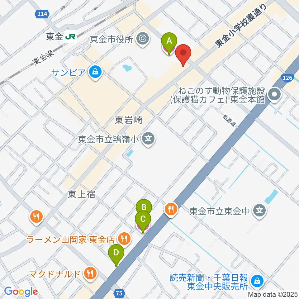 WAVE1周辺のホテル一覧地図