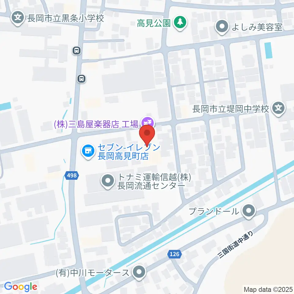 三島屋楽器店周辺のホテル一覧地図