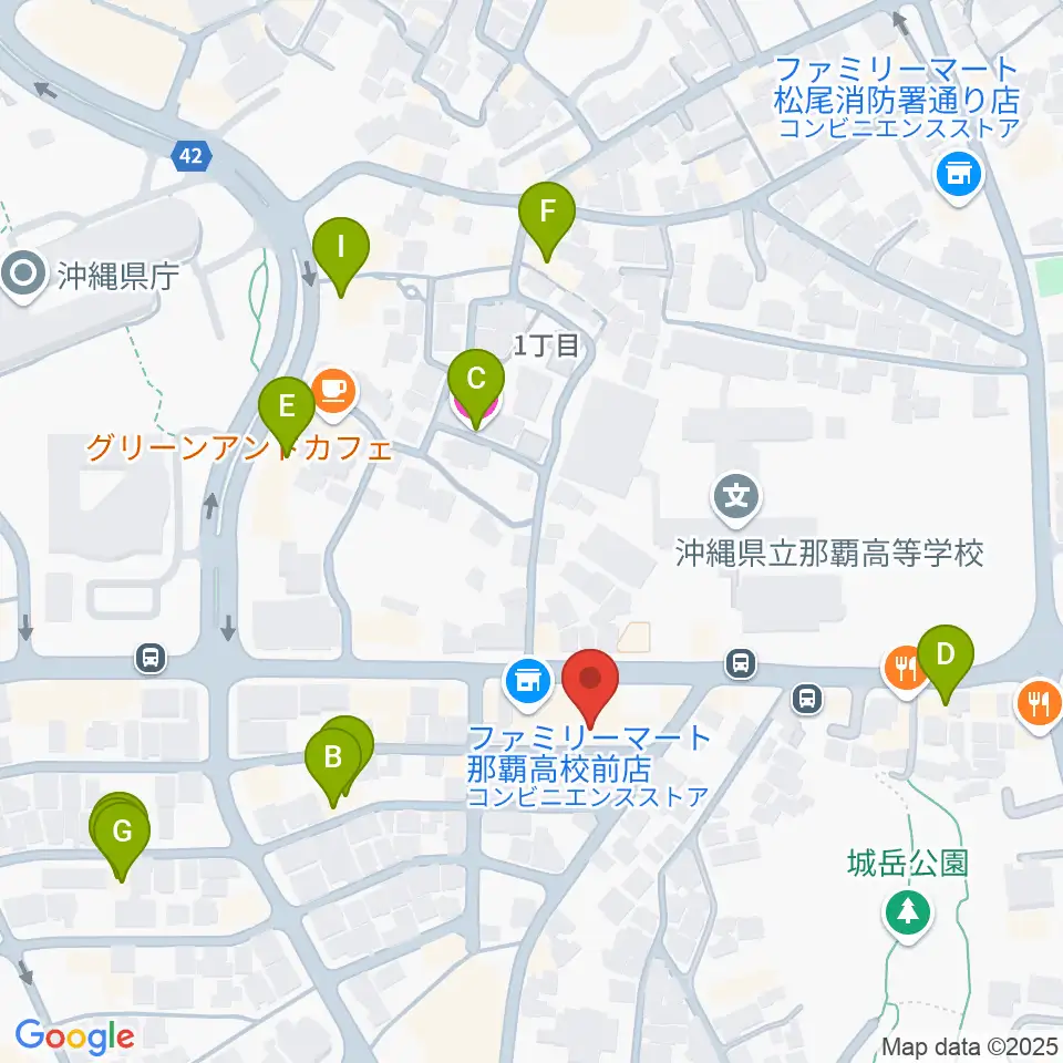 文教楽器周辺のホテル一覧地図