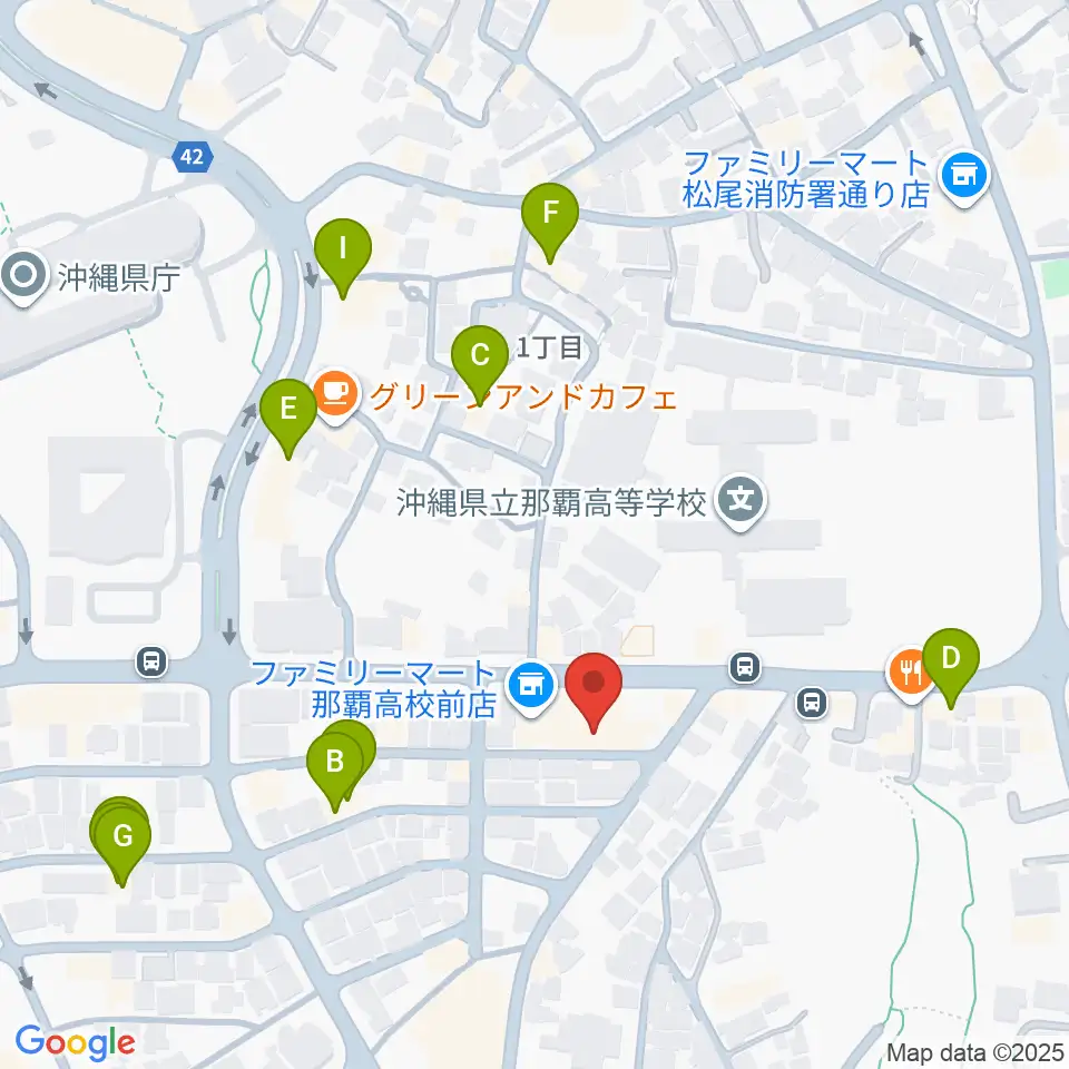 文教楽器周辺のホテル一覧地図