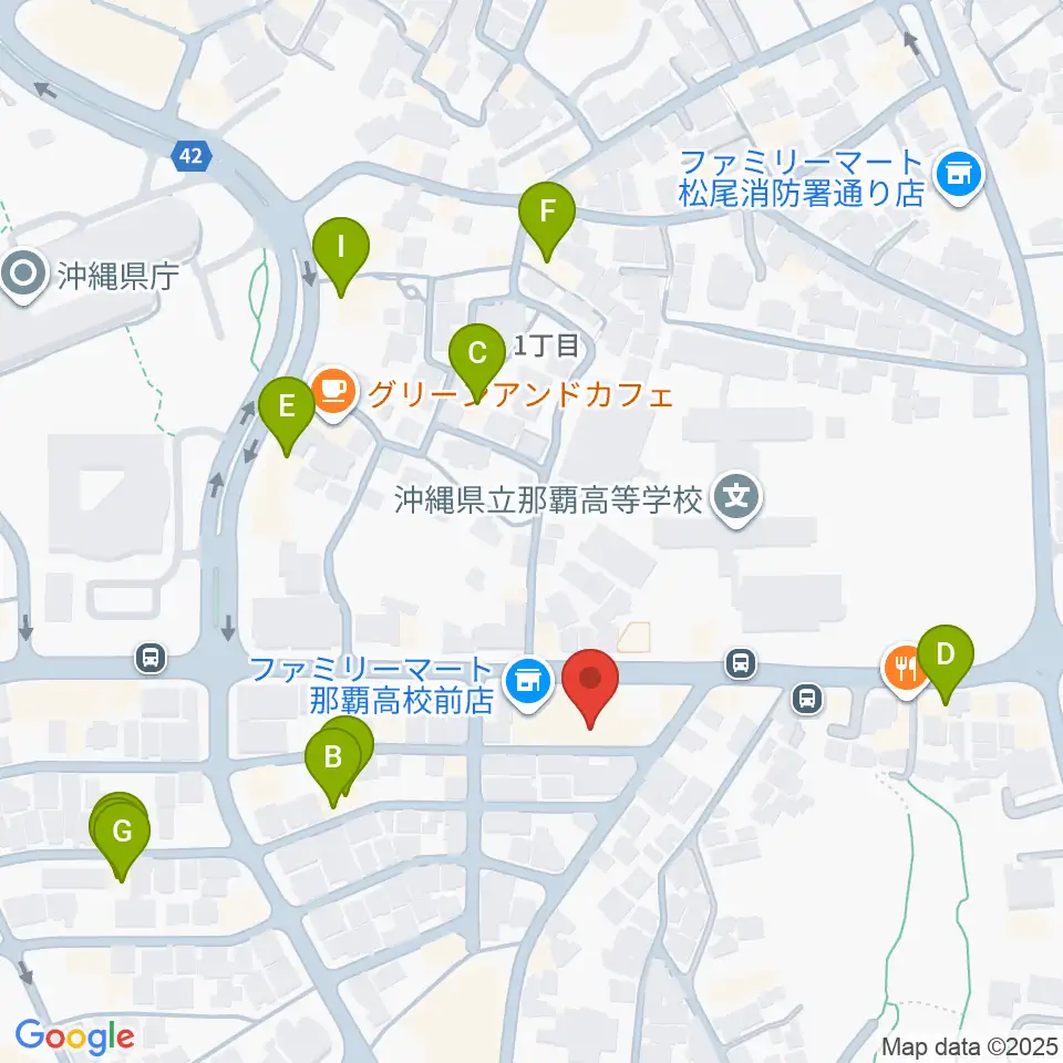 文教楽器周辺のホテル一覧地図