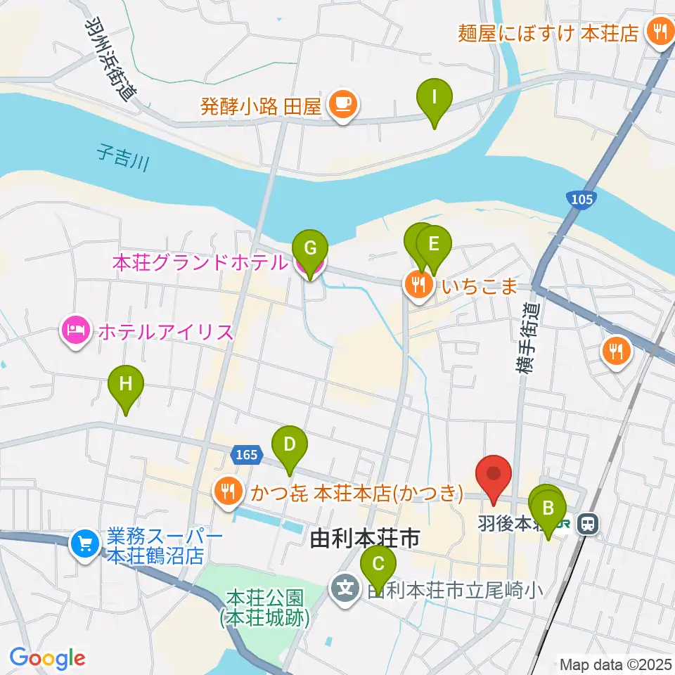 ジプシーワゴン周辺のホテル一覧地図