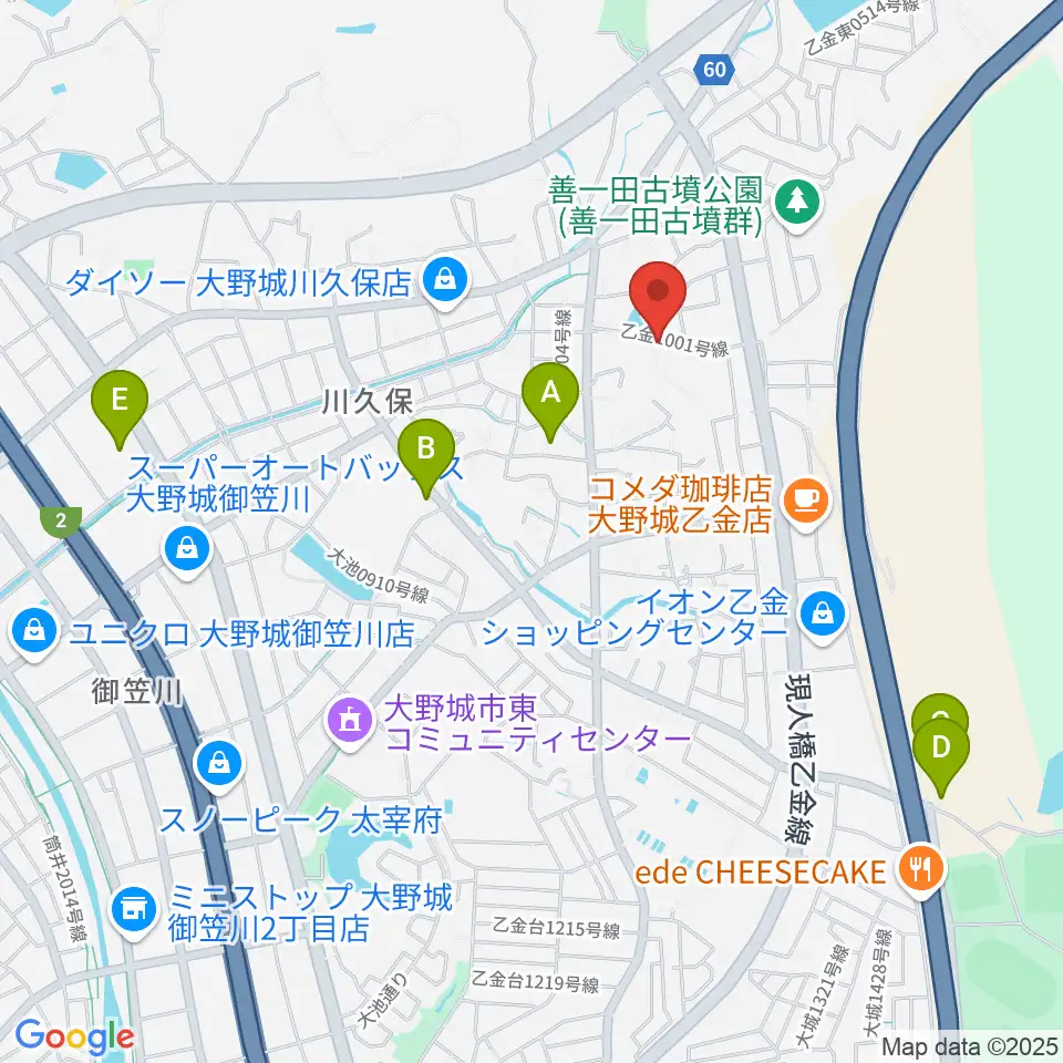 ㈱フカノ楽器店 中古ピアノショールーム周辺のホテル一覧地図