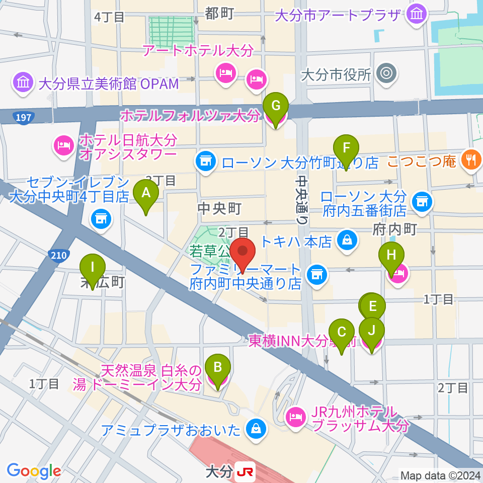 楽器屋のSAKAI周辺のホテル一覧地図