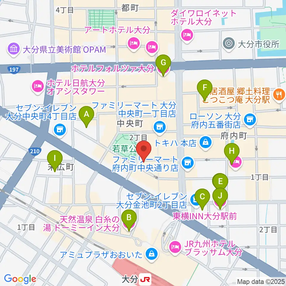 楽器屋のSAKAI周辺のホテル一覧地図