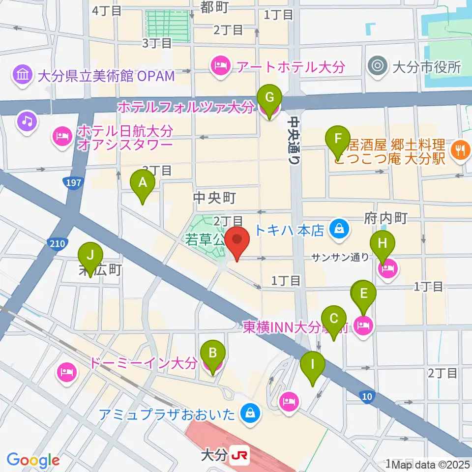 楽器屋のSAKAI周辺のホテル一覧地図