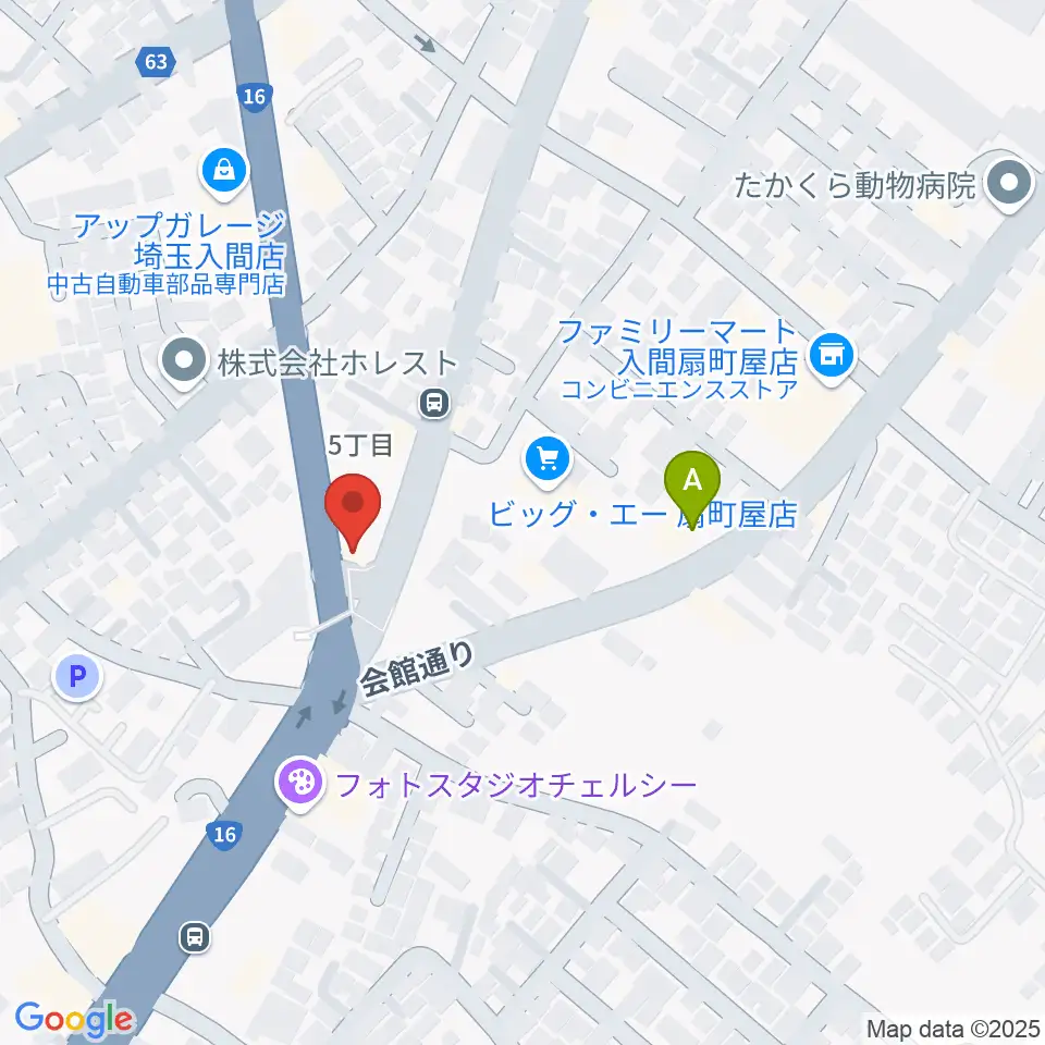 平野楽器周辺のホテル一覧地図
