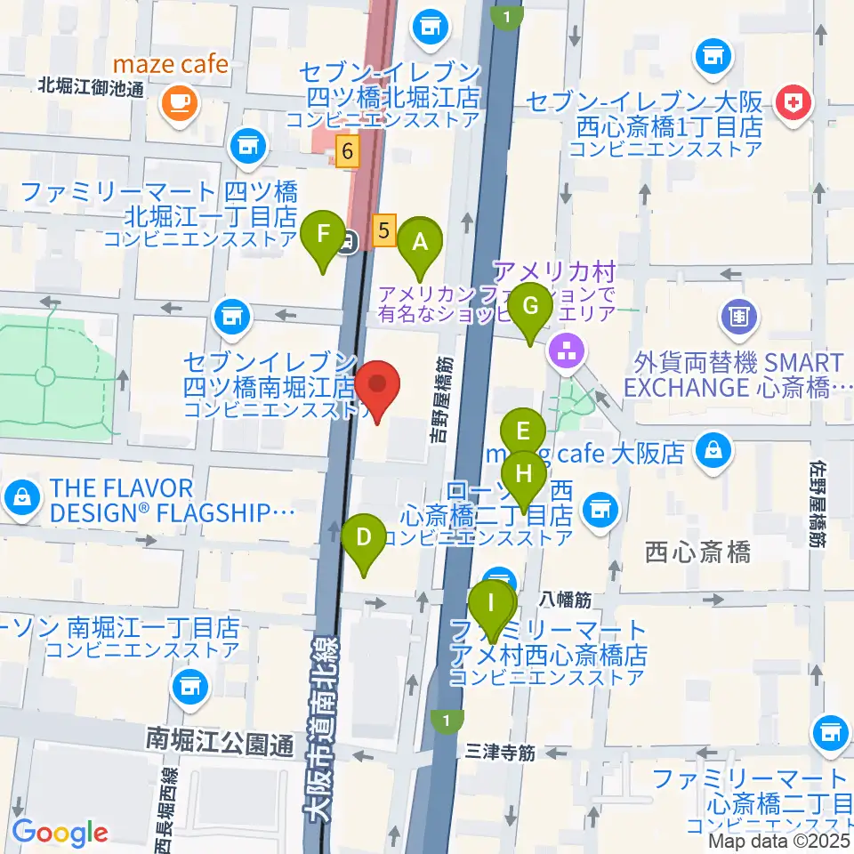 ギターリックス周辺のホテル一覧地図