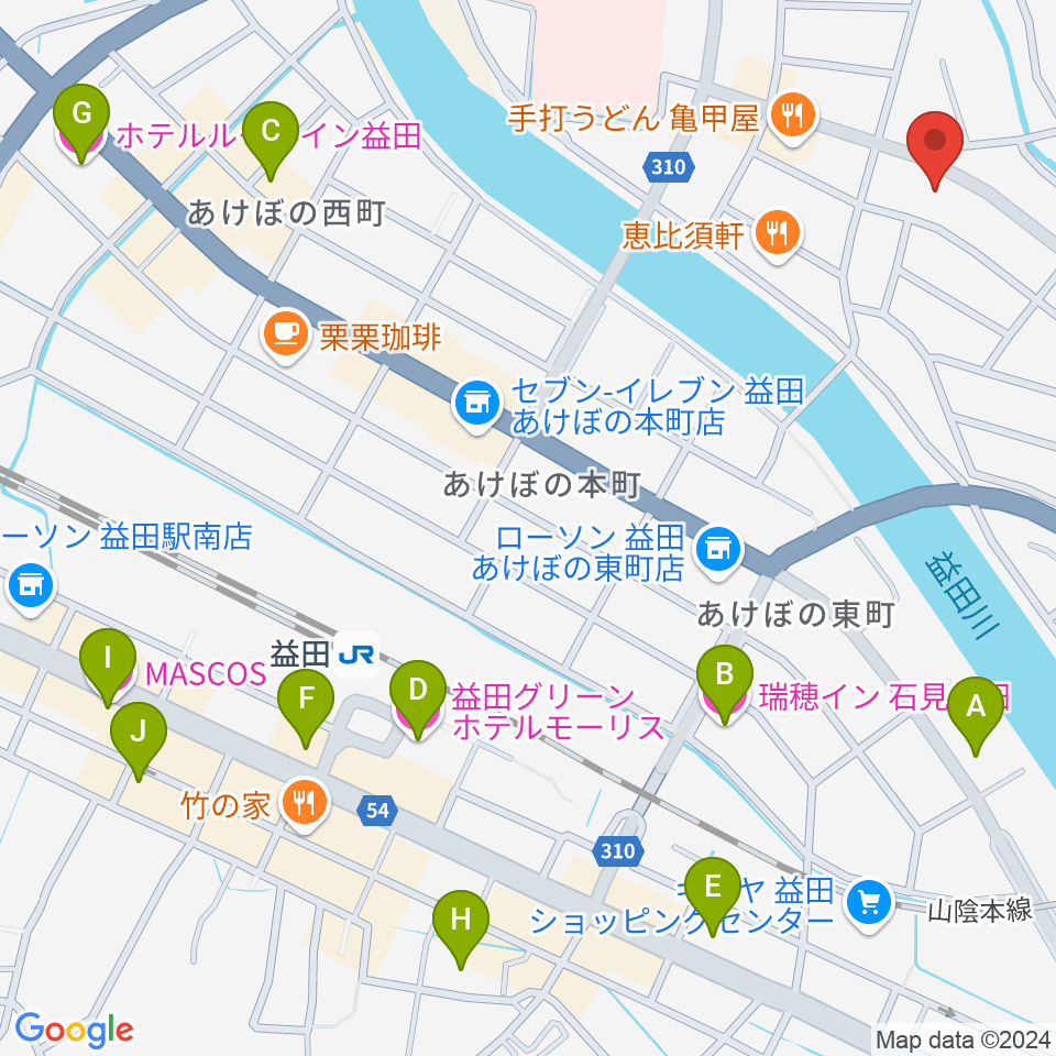 サウンド・パレット周辺のホテル一覧地図