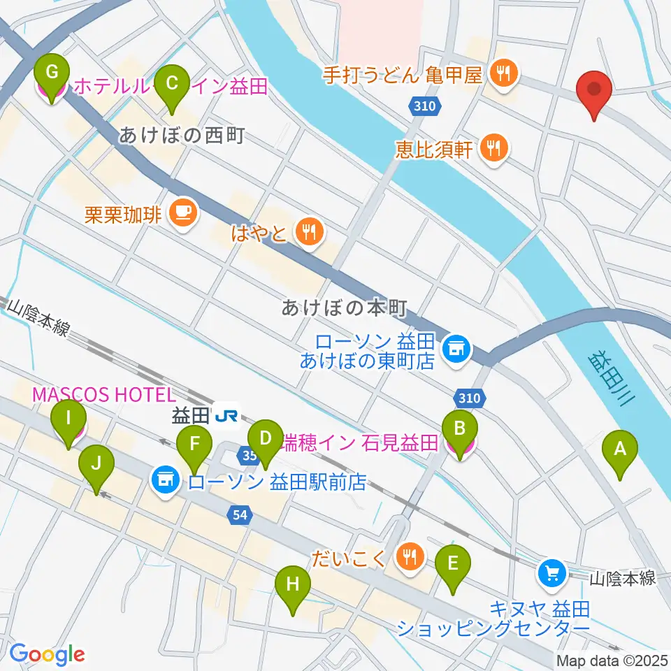 サウンド・パレット周辺のホテル一覧地図