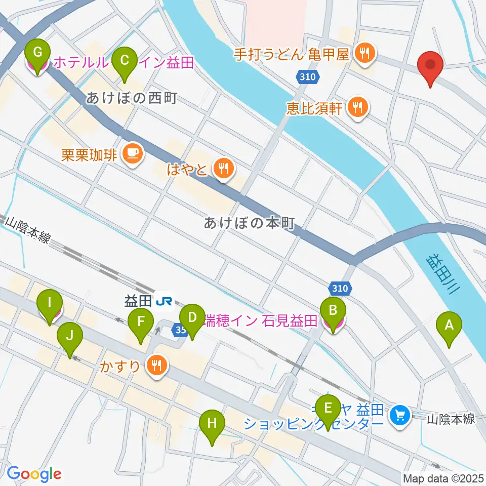 サウンド・パレット周辺のホテル一覧地図