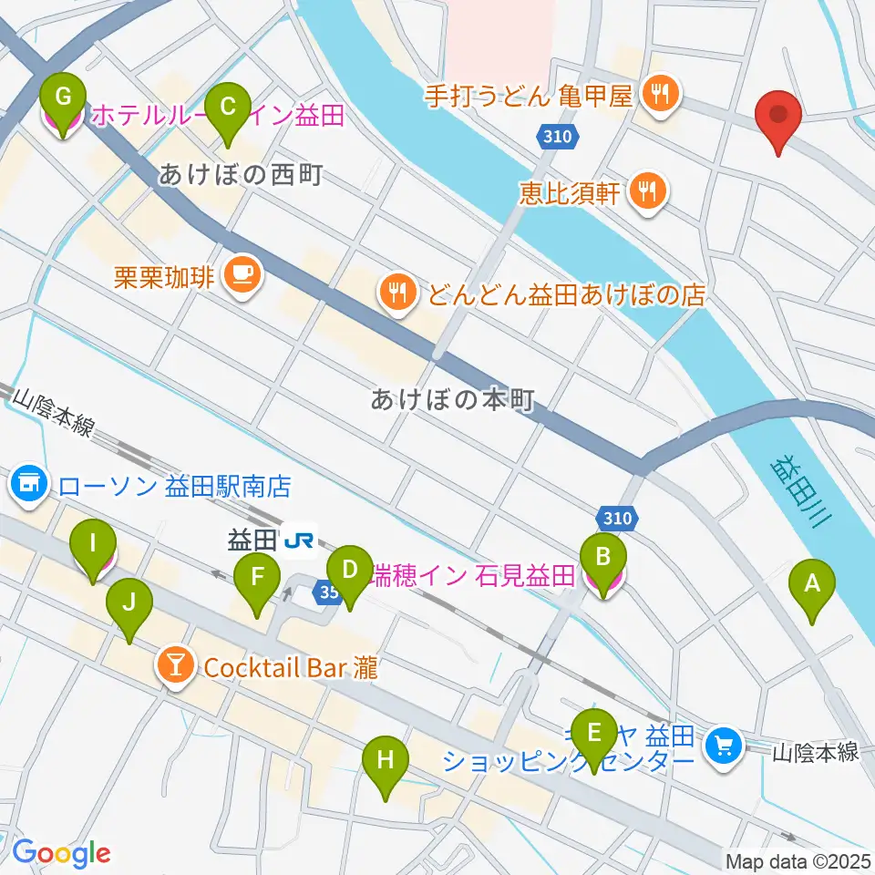 サウンド・パレット周辺のホテル一覧地図