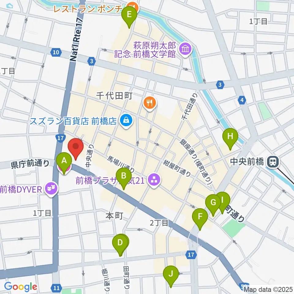 煥乎堂周辺のホテル一覧地図