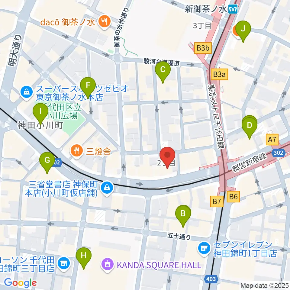 カワセ楽器周辺のホテル一覧地図