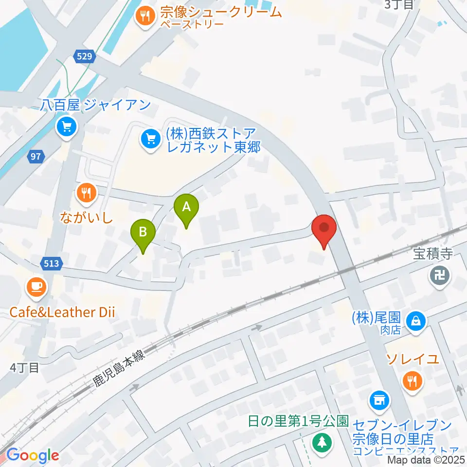 河島楽器店周辺のホテル一覧地図