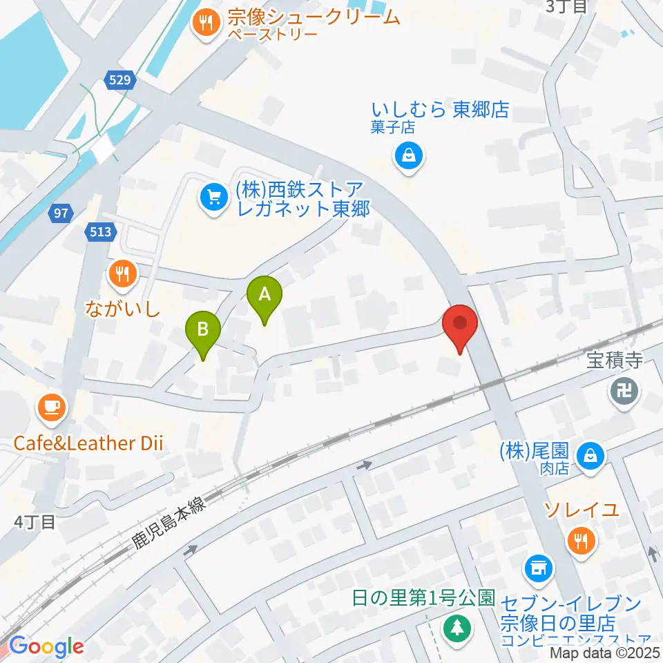 河島楽器店周辺のホテル一覧地図
