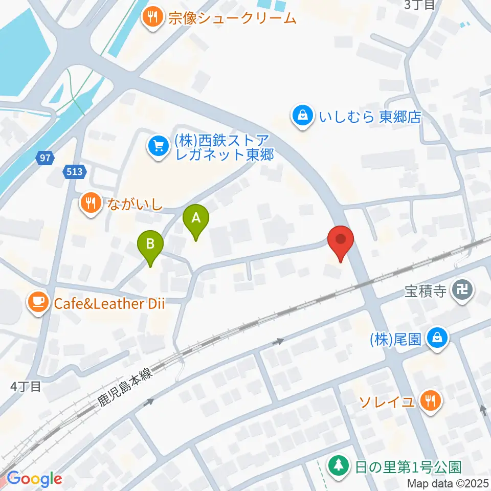 河島楽器店周辺のホテル一覧地図