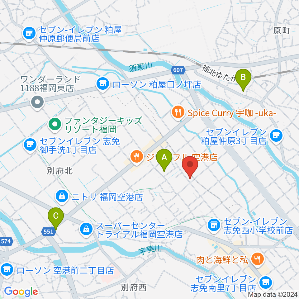 有限会社ピアノセンター周辺のホテル一覧地図