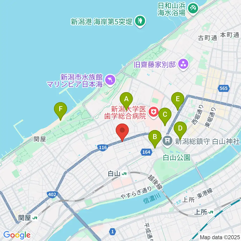大正琴 琴源周辺のホテル一覧地図