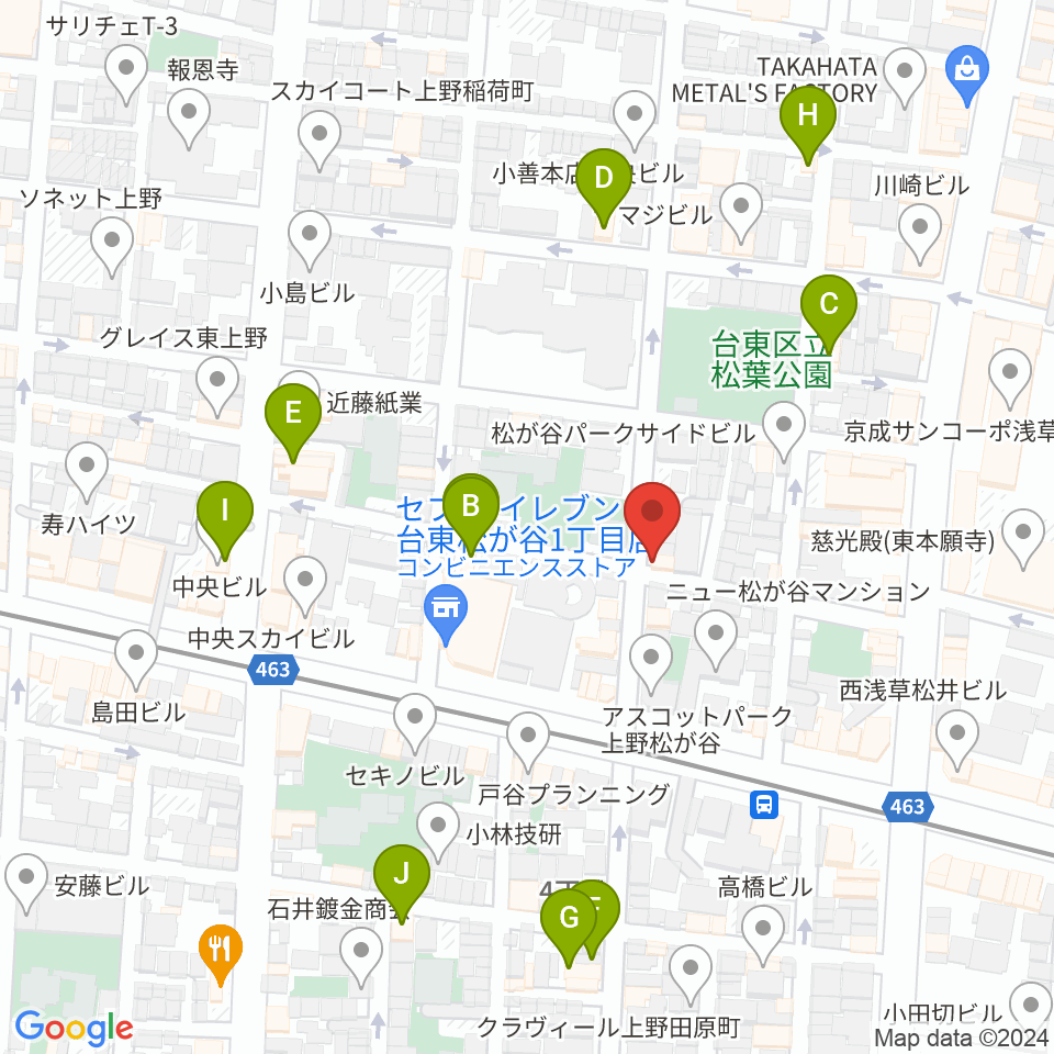 KIWAYAウクレレ周辺のホテル一覧地図