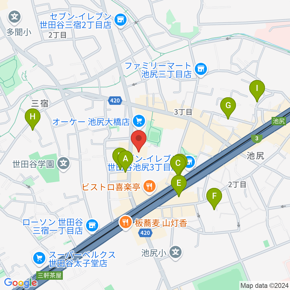 KMA楽器リペア工房周辺のホテル一覧地図