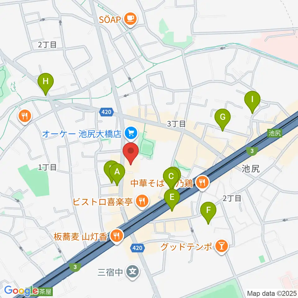 KMA楽器リペア工房周辺のホテル一覧地図