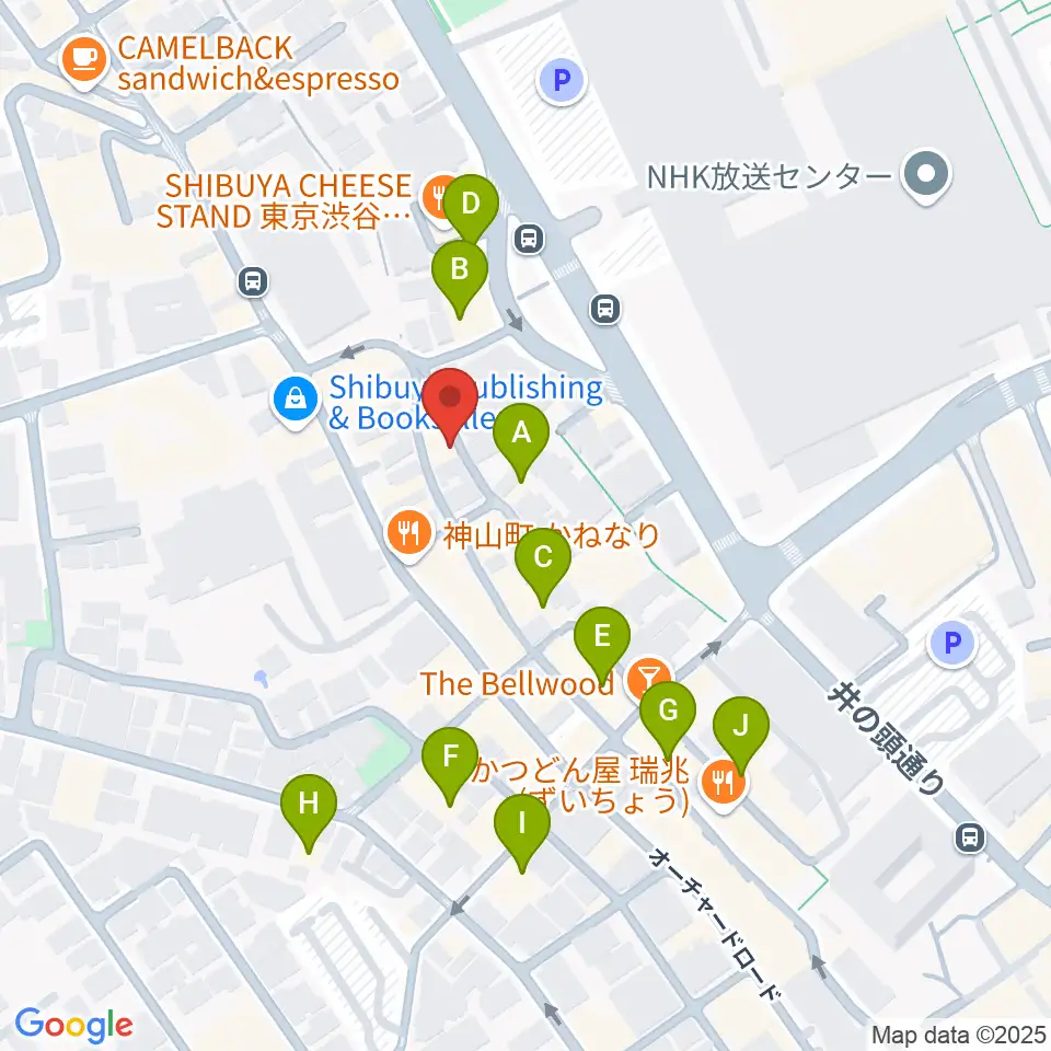 三田村楽器店周辺のホテル一覧地図