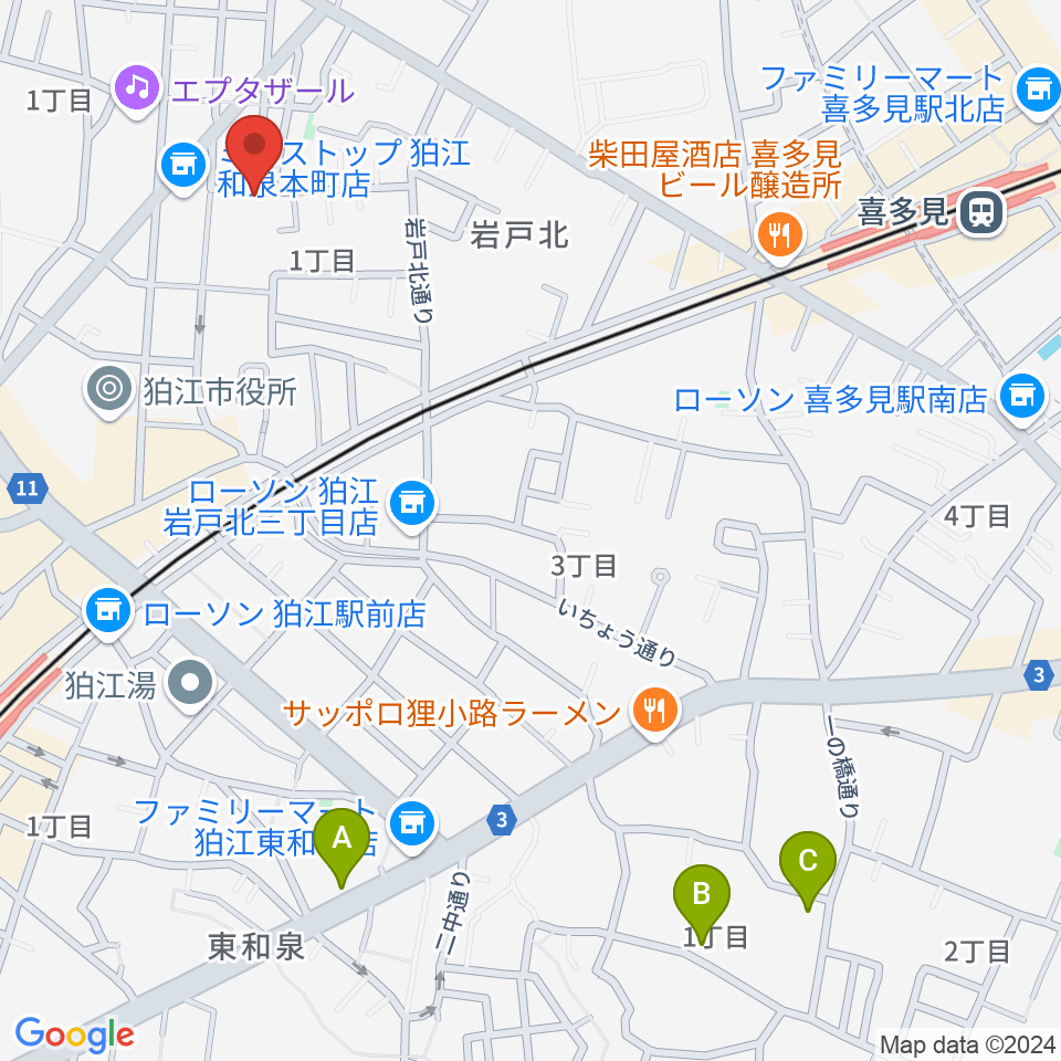 泉州尺八工房周辺のホテル一覧地図