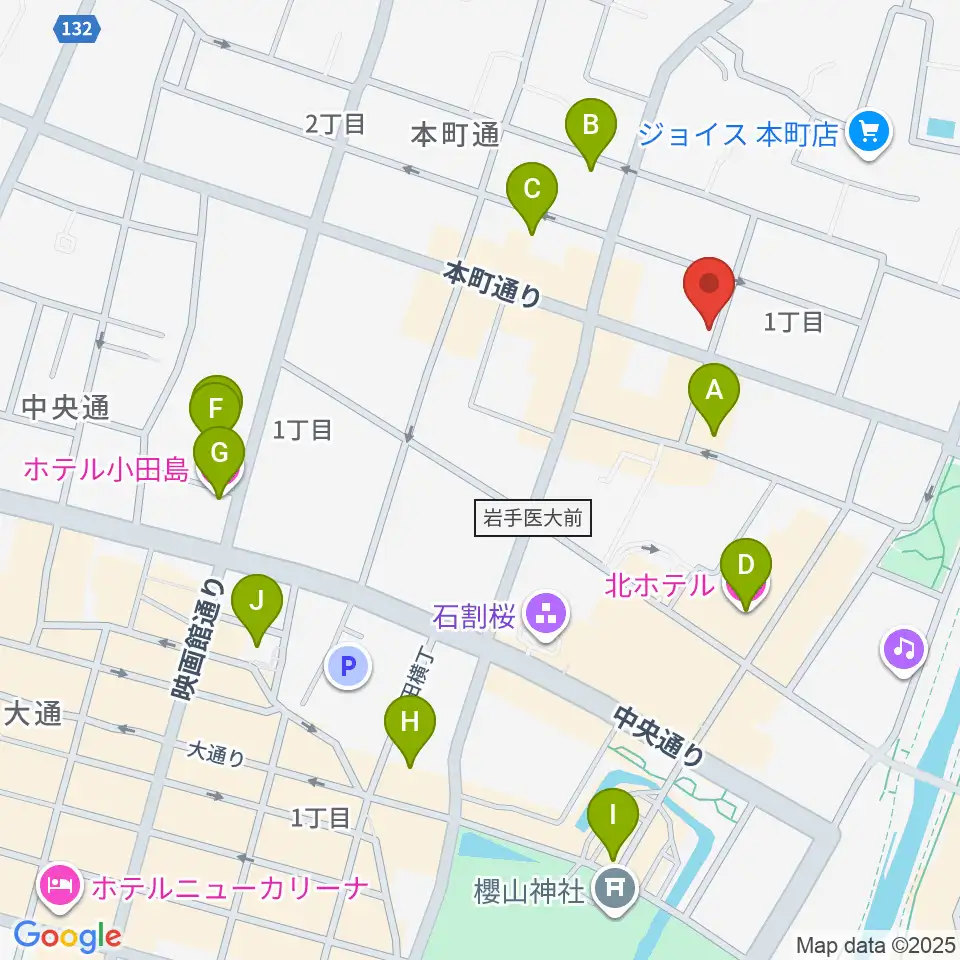 松本伸弦楽器工房周辺のホテル一覧地図