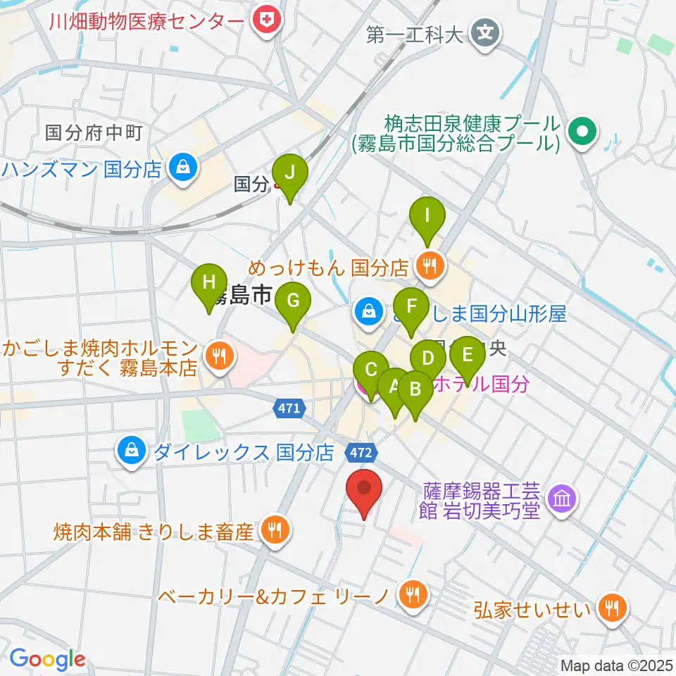 ミヤタカンパニー周辺のホテル一覧地図