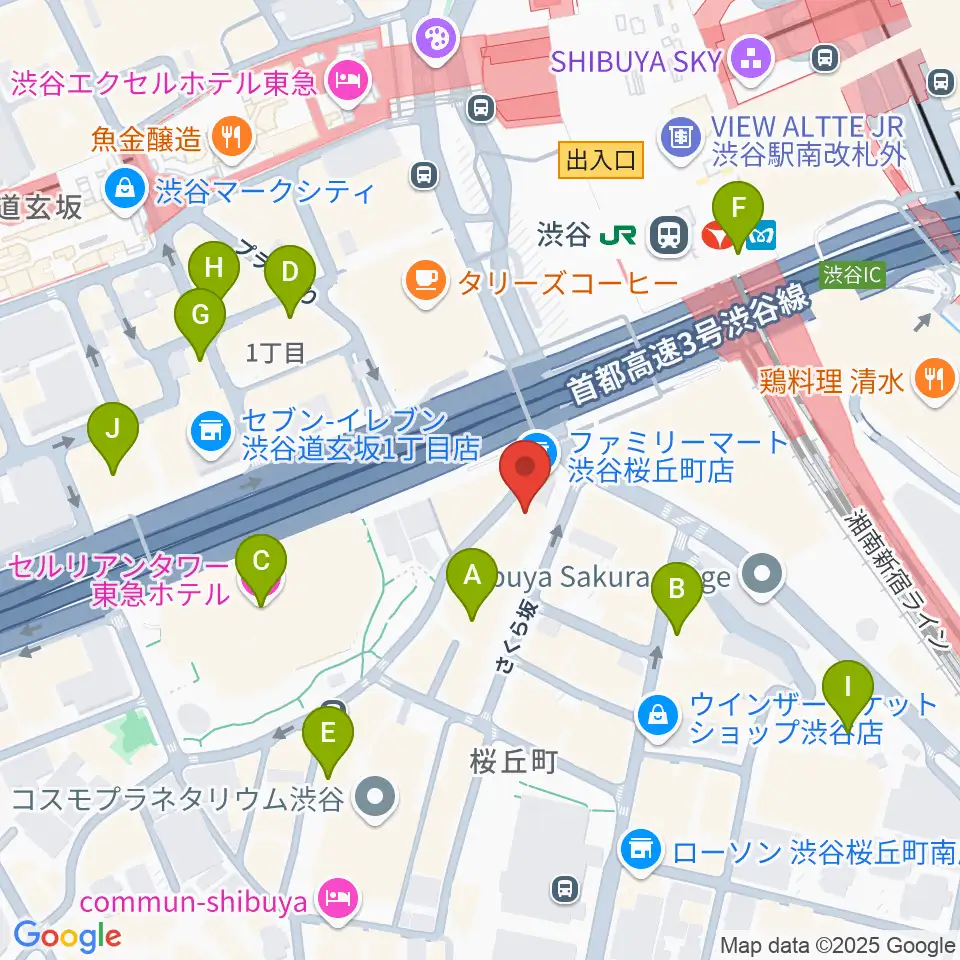 イケベ楽器店 鍵盤堂・パワーレック・パワーDJ's周辺のホテル一覧地図
