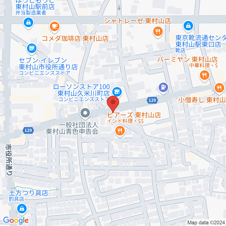 ムラコシ楽器店周辺のホテル一覧地図