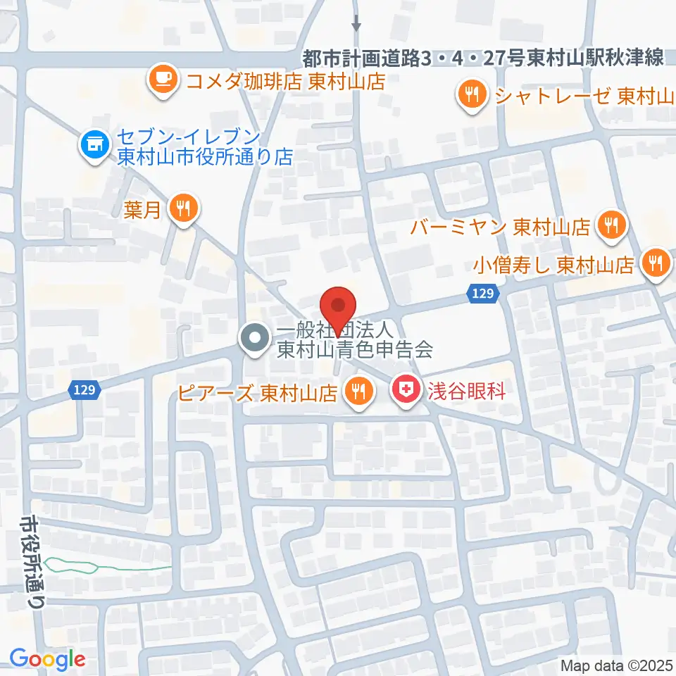 ムラコシ楽器店周辺のホテル一覧地図