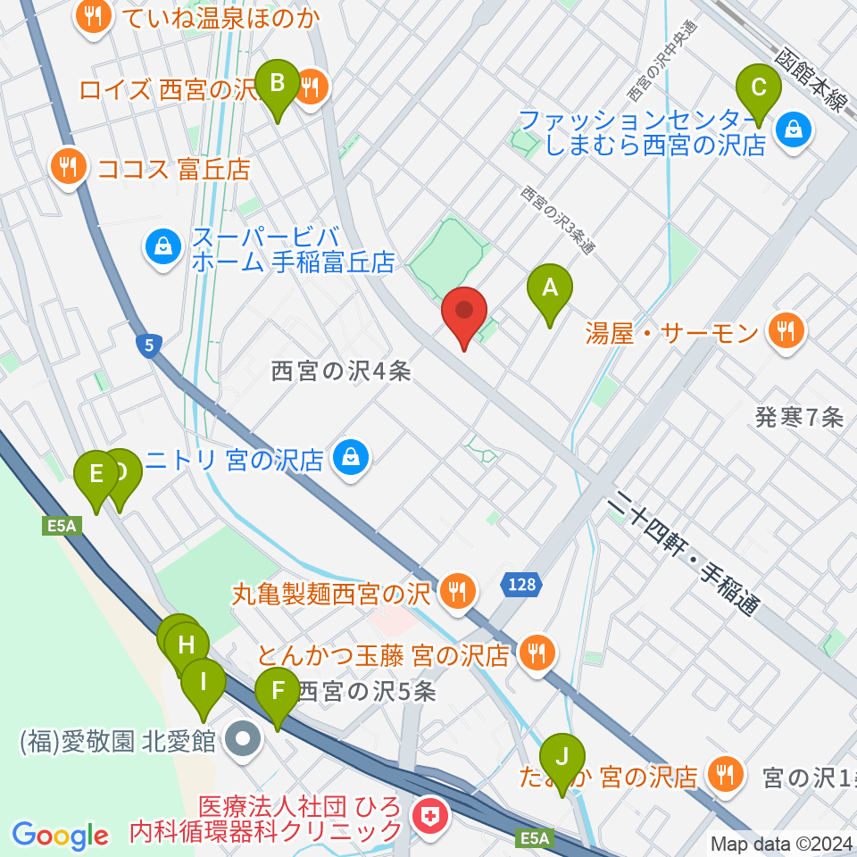 エルム楽器札幌本店周辺のホテル一覧地図