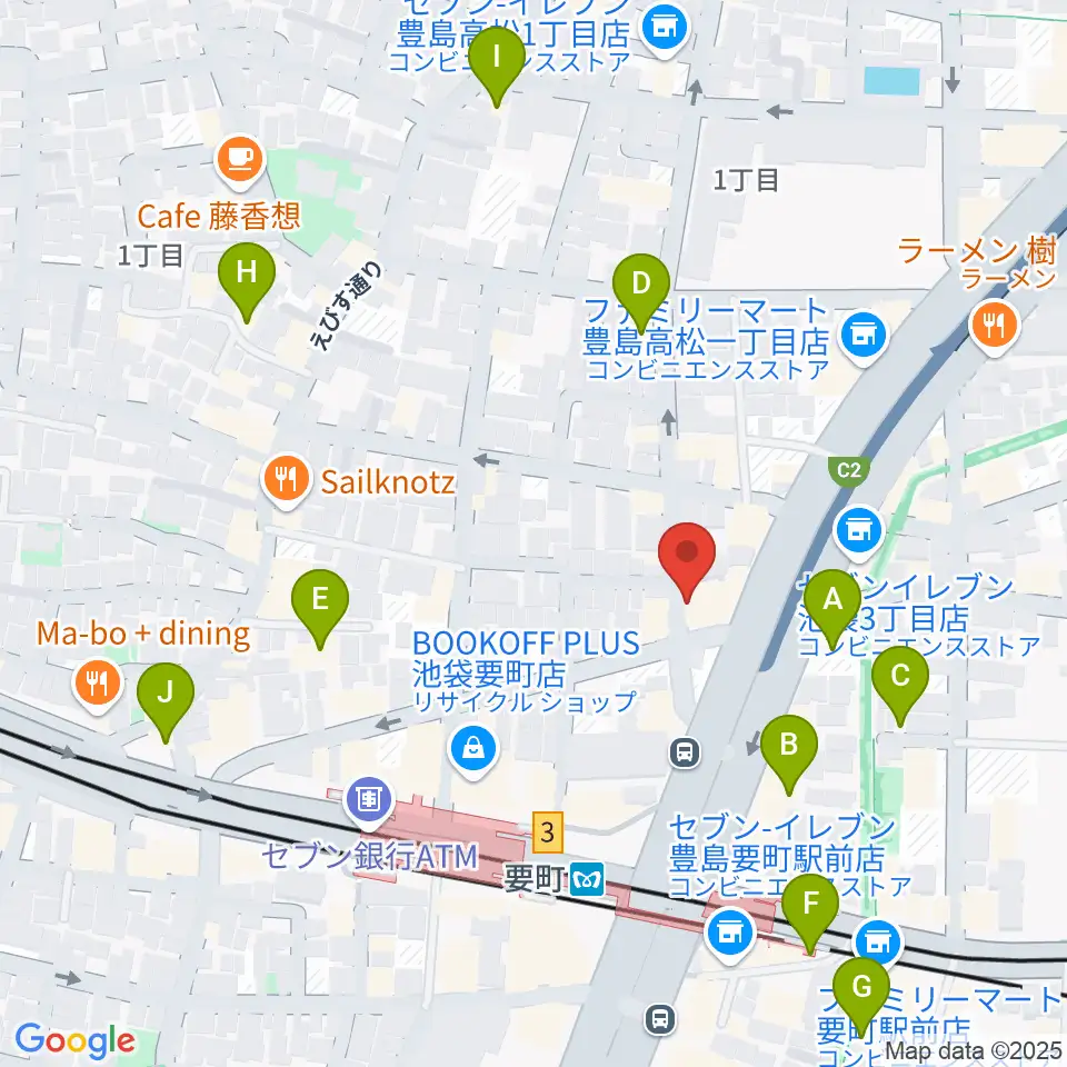 プラサギターラ周辺のホテル一覧地図