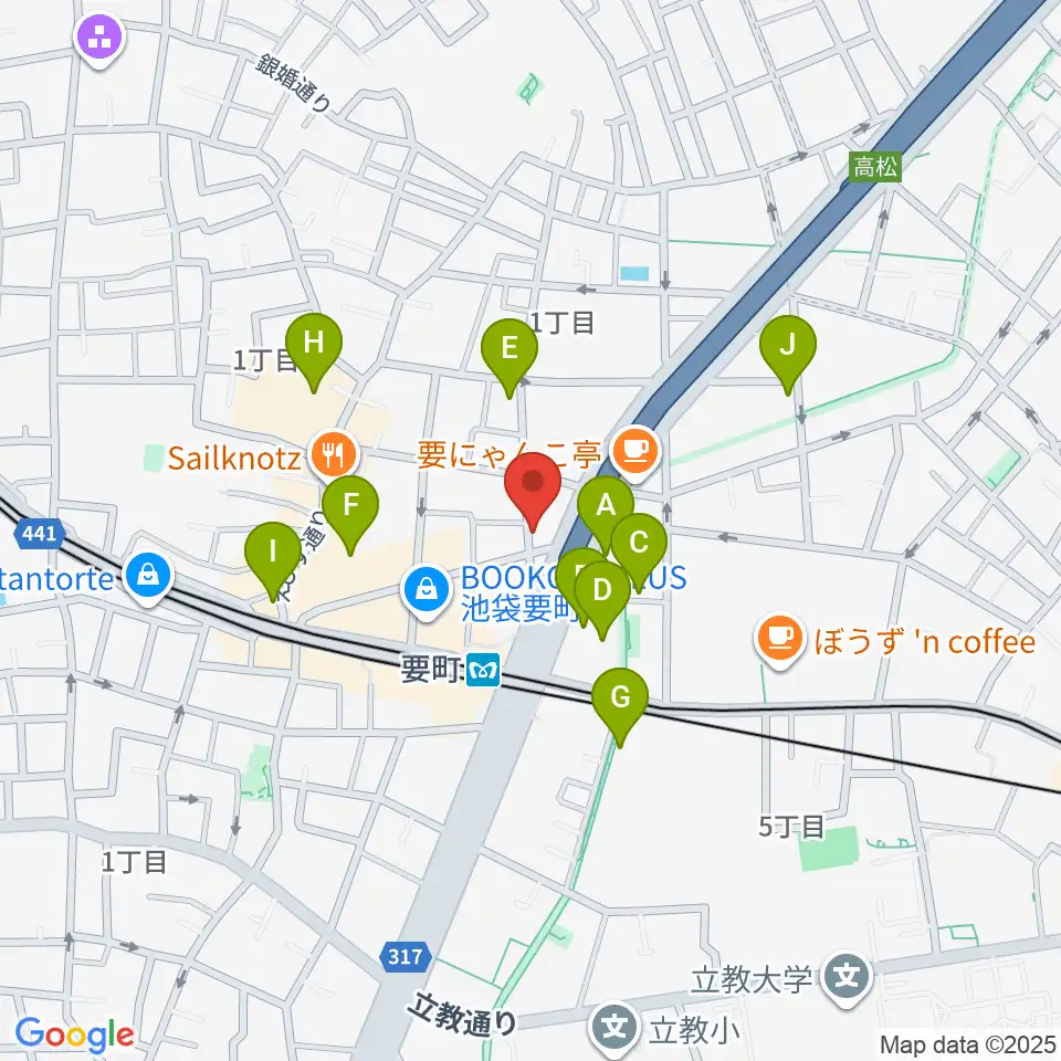 プラサギターラ周辺のホテル一覧地図