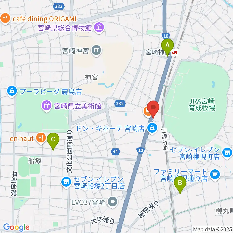 Piano Bank周辺のホテル一覧地図