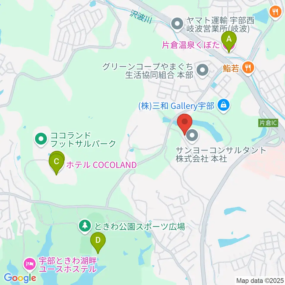 プロビジョンギター周辺のホテル一覧地図