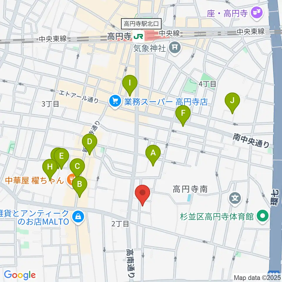 佐々木ヴァイオリン製作工房周辺のホテル一覧地図