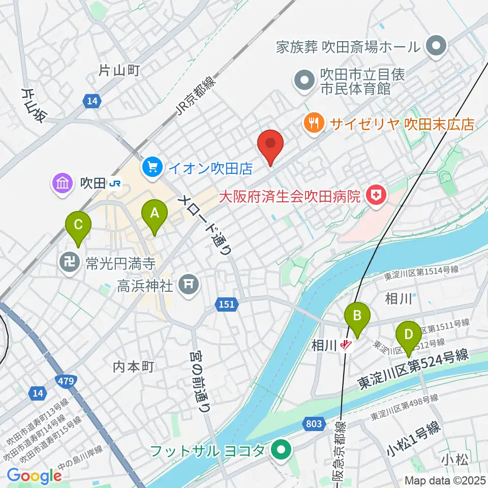 スクープクリエイションワークス周辺のホテル一覧地図