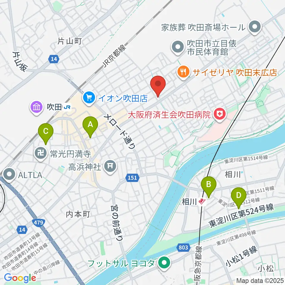 スクープクリエイションワークス周辺のホテル一覧地図