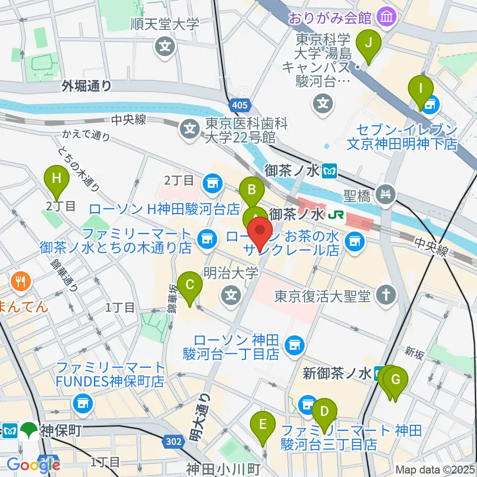 下倉バイオリン周辺のホテル一覧地図