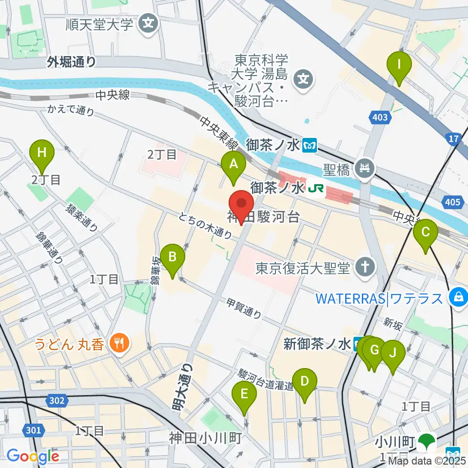 下倉バイオリン周辺のホテル一覧地図