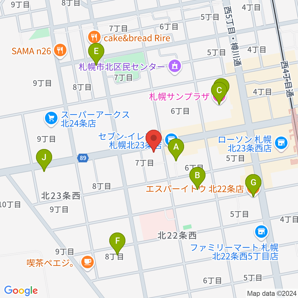 ジングル周辺のホテル一覧地図