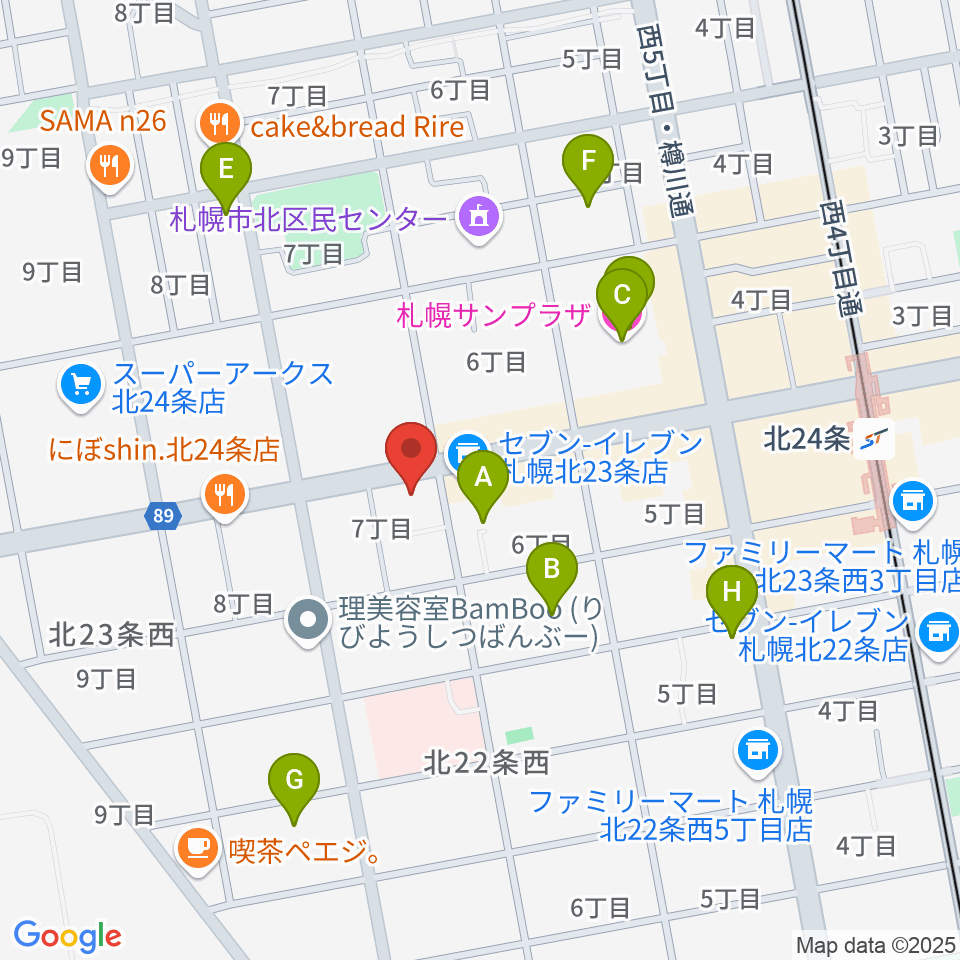 ジングル周辺のホテル一覧地図