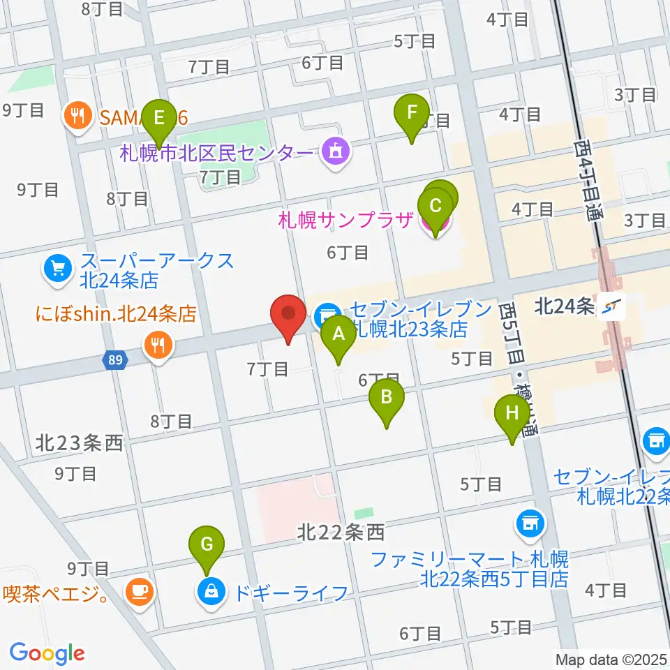 ジングル周辺のホテル一覧地図
