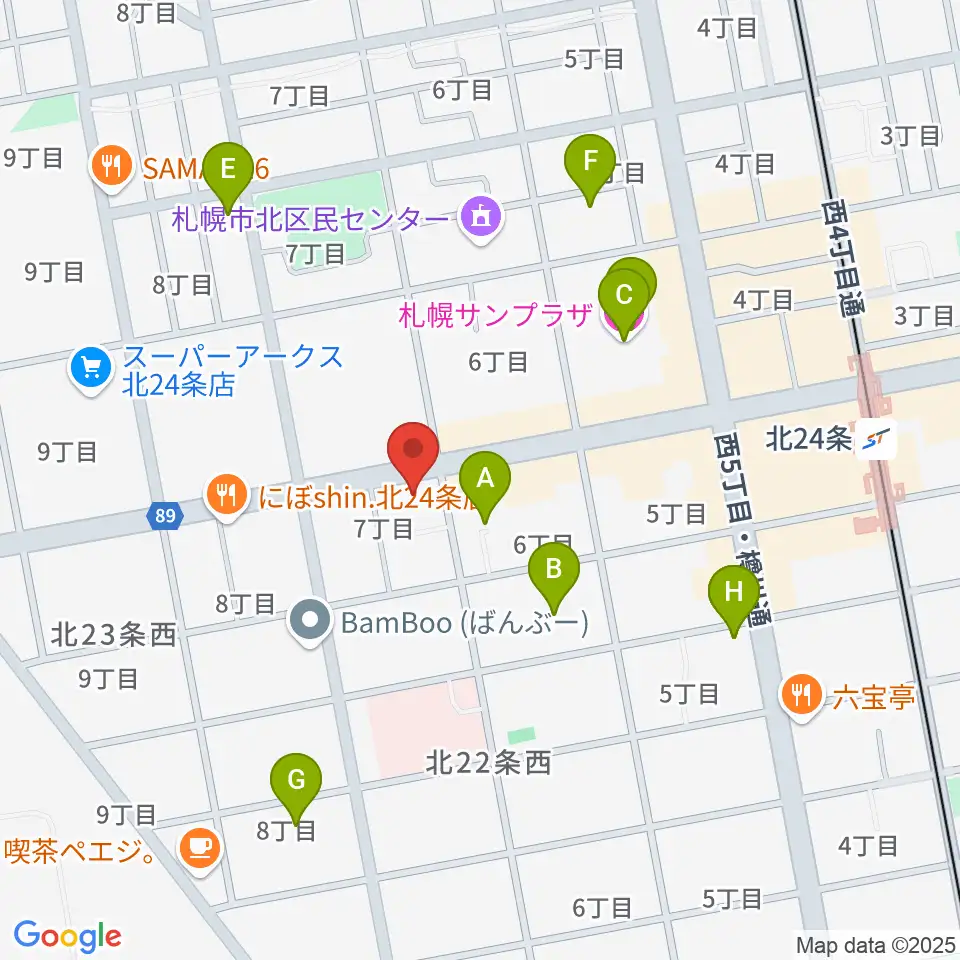 ジングル周辺のホテル一覧地図